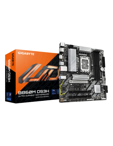 GIGABYTE B860M DS3H placa base Intel B860 LGA 1851 (Socket V1) micro ATX