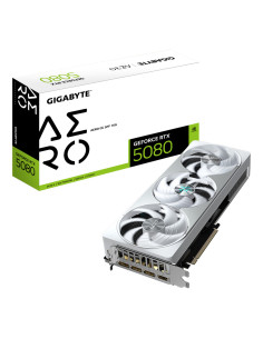 GIGABYTE GeForce RTX 5080 AERO OC SFF 16G Tarjeta Gráfica - 16GB GDDR7, 256 bits, PCI-E 5.0, 2730MHz Core Clock, 3 x DisplayPort
