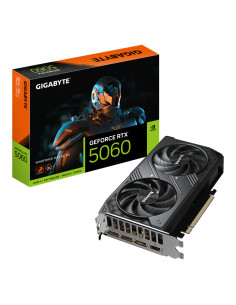 GIGABYTE GeForce RTX 5060 WINDFORCE MAX OC 8G Tarjeta Gráfica – 8 GB GDDR7, 128 bits, PCI-E 5.0, 2512 MHz Frecuencia del núcleo,