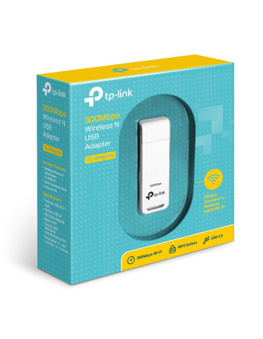 TP-Link TL-WN821N adaptador y tarjeta de red WLAN 300 Mbit/s