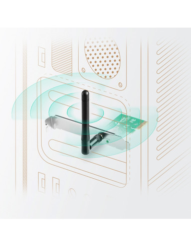 TP-Link TL-WN781ND adaptador y tarjeta de red Interno WLAN 150 Mbit/s