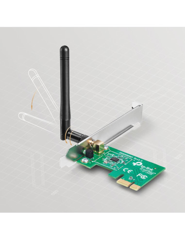 TP-Link TL-WN781ND adaptador y tarjeta de red Interno WLAN 150 Mbit/s