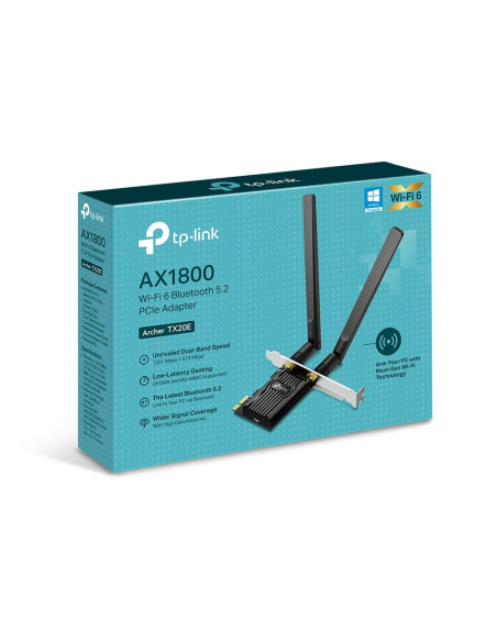 TP-Link Archer TX20E Interno WLAN / Bluetooth 1800 Mbit/s