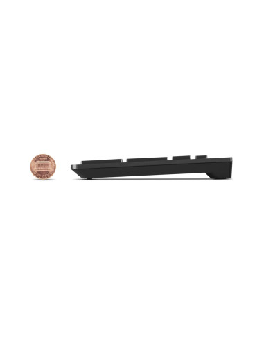 Lenovo 4X31R64484 teclado Ratón incluido Oficina RF inalámbrico Español Negro