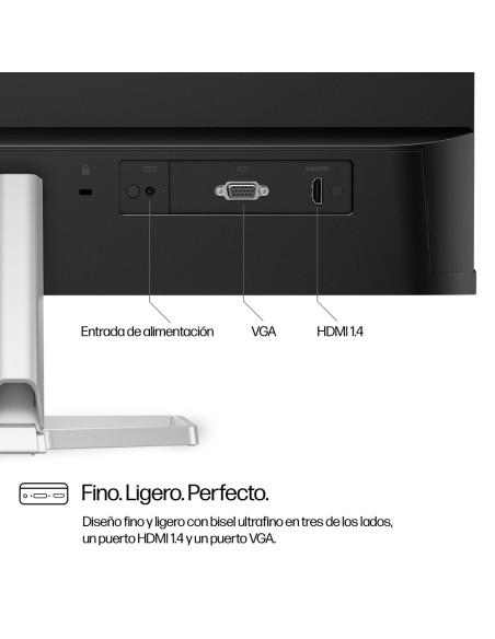 HP Monitor FHD serie 5 de 23,8 pulgadas - 524sf