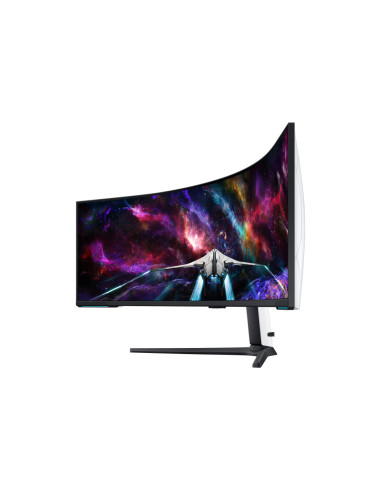 Samsung G95NC pantalla para PC 144,8 cm (57") 7680 x 2160 Pixeles Dual UHD LED Negro, Blanco
