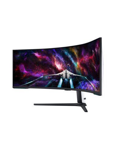 Samsung G95NC pantalla para PC 144,8 cm (57") 7680 x 2160 Pixeles Dual UHD LED Negro, Blanco