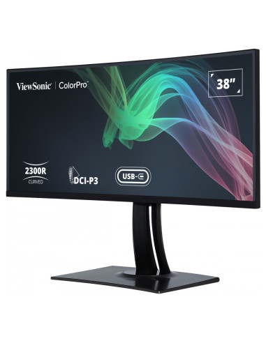 Viewsonic VP3881A pantalla para PC 96,5 cm (38") 3840 x 1600 Pixeles Quad HD+ LED Negro