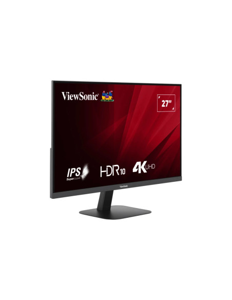 Viewsonic VA VA2708-4K-HD pantalla para PC 68,6 cm (27") 3840 x 2160 Pixeles 4K Ultra HD LED Negro