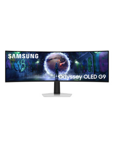 Samsung G93SD pantalla para PC 124,5 cm (49") 5120 x 1440 Pixeles Dual QHD OLED Plata