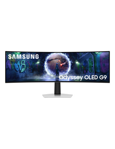 Samsung G93SD pantalla para PC 124,5 cm (49") 5120 x 1440 Pixeles Dual QHD OLED Plata