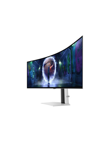 Samsung G93SD pantalla para PC 124,5 cm (49") 5120 x 1440 Pixeles Dual QHD OLED Plata