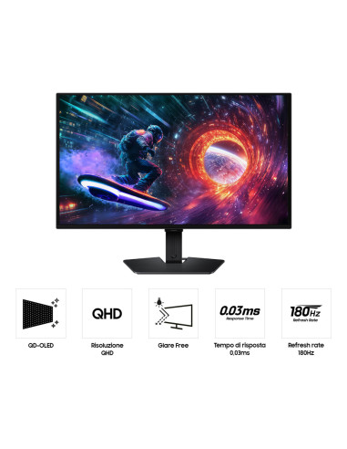 Samsung G50F pantalla para PC 68,6 cm (27") 2560 x 1440 Pixeles Quad HD OLED Negro