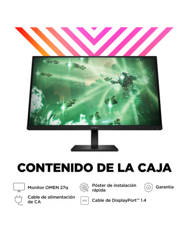 OMEN by HP Monitor gaming de 27 pulgadas, QHD y 165 Hz - OMEN 27q