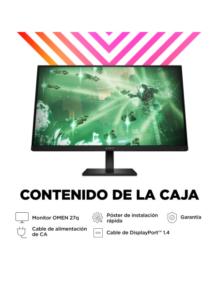 OMEN by HP Monitor gaming de 27 pulgadas, QHD y 165 Hz - OMEN 27q