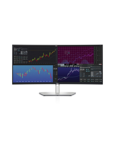 DELL UltraSharp U3824DW pantalla para PC 95,2 cm (37.5") 3840 x 1600 Pixeles Wide Quad HD+ LCD Negro, Plata