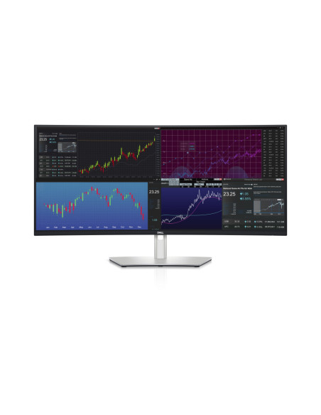 DELL UltraSharp U3824DW pantalla para PC 95,2 cm (37.5") 3840 x 1600 Pixeles Wide Quad HD+ LCD Negro, Plata
