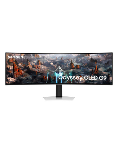 Samsung G93SC pantalla para PC 124,5 cm (49") 5120 x 1440 Pixeles Dual QHD OLED Plata