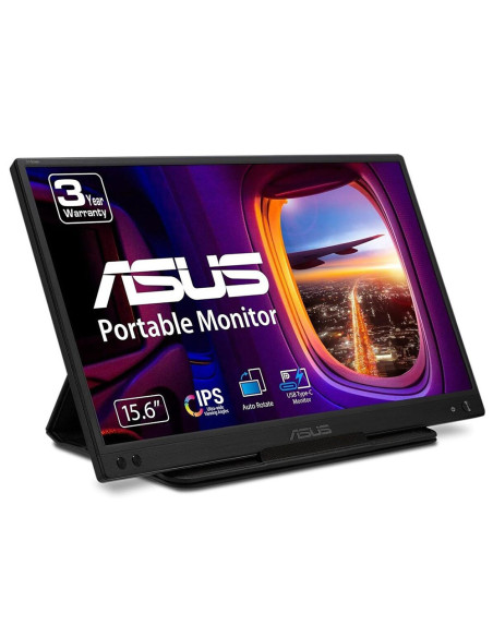 ASUS ZenScreen MB166C pantalla para PC 39,6 cm (15.6") 1920 x 1080 Pixeles Full HD LED Negro