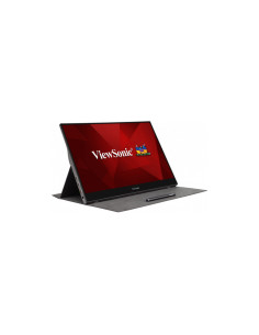 Viewsonic TD1655 pantalla para PC 39,6 cm (15.6") 1920 x 1080 Pixeles Full HD LED Pantalla táctil Multi-usuario Negro, Plata
