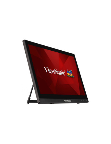 Viewsonic TD1630-3 pantalla para PC 39,6 cm (15.6") 1366 x 768 Pixeles HD LCD Pantalla táctil Multi-usuario Negro