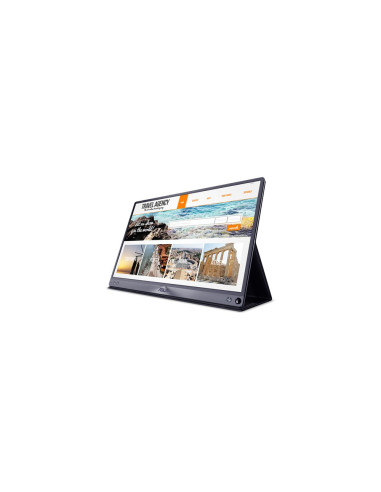 ASUS ZenScreen MB16AC pantalla para PC 39,6 cm (15.6") 1920 x 1080 Pixeles Full HD LED Gris