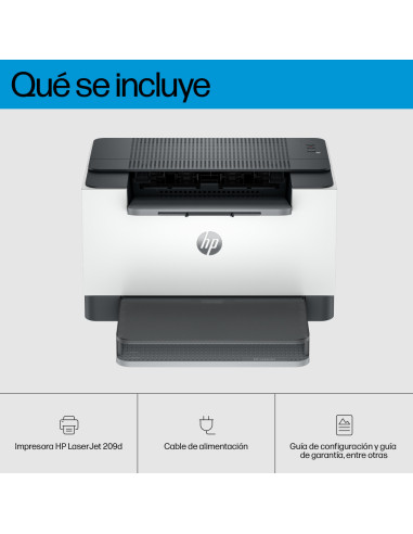 HP LaserJet M209d Blanco y negro Impresora, A doble cara