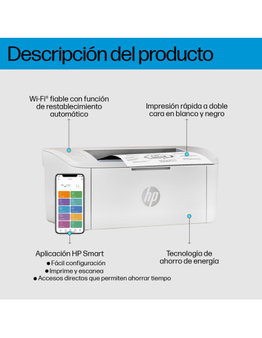 HP LaserJet M110w Inalámbrico Blanco y negro Impresora