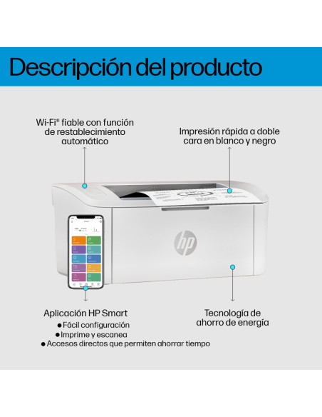 HP LaserJet M110w Inalámbrico Blanco y negro Impresora