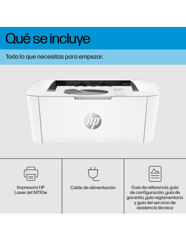 HP LaserJet M110w Inalámbrico Blanco y negro Impresora