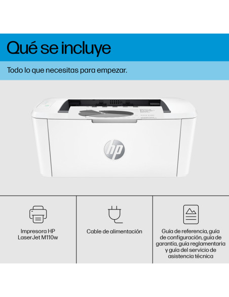 HP LaserJet M110w Inalámbrico Blanco y negro Impresora