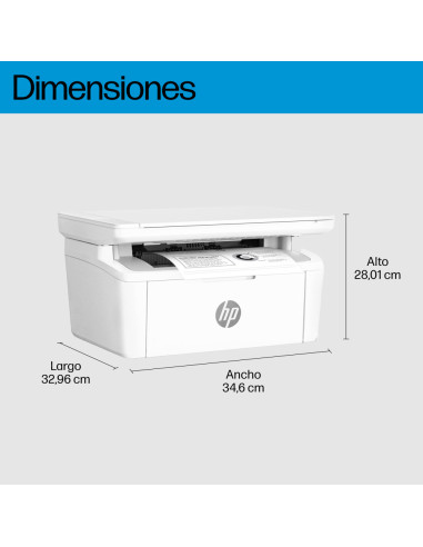 HP LaserJet M140w Inalámbrico Multifunction Blanco y negro Impresora, Fotocopiadora, escáner
