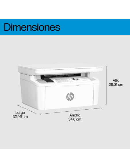 HP LaserJet M140w Inalámbrico Multifunction Blanco y negro Impresora, Fotocopiadora, escáner