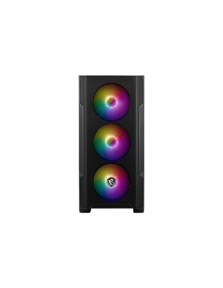 MSI MAG Forge M100A Micro Torre Negro, Transparente
