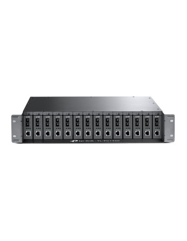 TP-Link TL-FC1420 chasis de red 2U Negro
