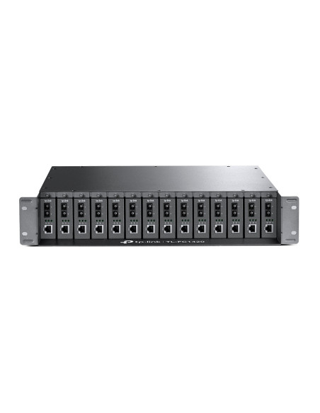 TP-Link TL-FC1420 chasis de red 2U Negro