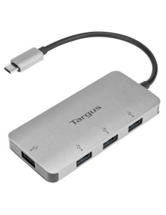 Targus ACH226EU hub de interfaz USB 3.2 Gen 1 (3.1 Gen 1) Type-C 5000 Mbit/s Plata