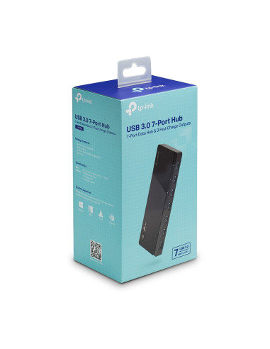 TP-Link UH700 hub de interfaz USB 3.2 Gen 1 (3.1 Gen 1) Micro-B 5000 Mbit/s Negro