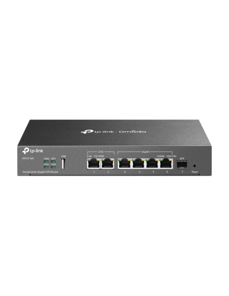 TP-Link Omada ER707-M2 router 2.5 Gigabit Ethernet, Ethernet rápido, Gigabit Ethernet Negro