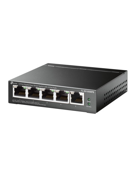TP-Link TL-SG105MPE switch L2 Gigabit Ethernet (10/100/1000) Energía sobre Ethernet (PoE) Negro