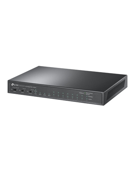 TP-Link TL-SL1311P switch Fast Ethernet (10/100) Energía sobre Ethernet (PoE) Negro