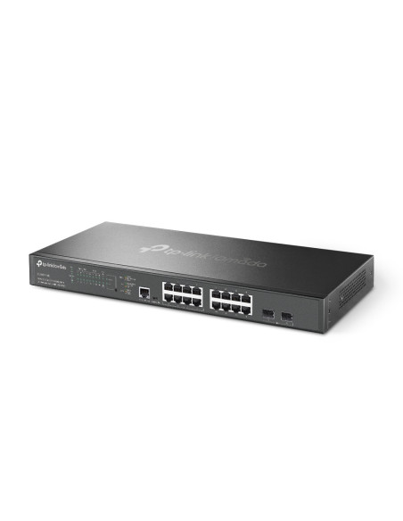 TP-Link Omada SG3218XP-M2 switch Gestionado L2+ 2.5G Ethernet (100/1000/2500) Energía sobre Ethernet (PoE) 1U Negro