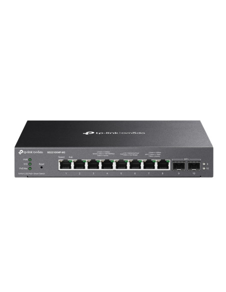 TP-Link Omada SG2210XMP-M2 switch Gestionado L2/L2+ 2.5G Ethernet (100/1000/2500) Energía sobre Ethernet (PoE) Montaje en pared/