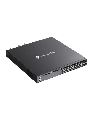 TP-Link Omada SG6428XHP switch Gestionado L3 Gigabit Ethernet (10/100/1000) Energía sobre Ethernet (PoE) 1U Negro