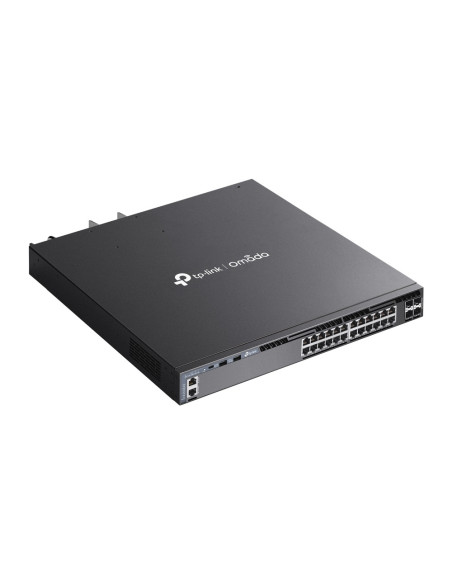 TP-Link Omada SG6428XHP switch Gestionado L3 Gigabit Ethernet (10/100/1000) Energía sobre Ethernet (PoE) 1U Negro