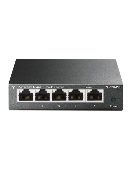 TP-Link TL-SG105S No administrado Gigabit Ethernet (10/100/1000) Negro