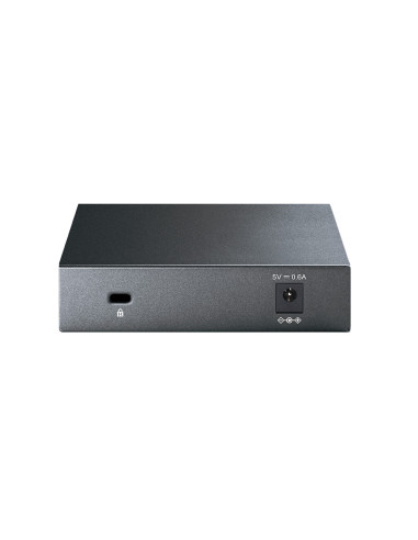 TP-Link TL-SG105S No administrado Gigabit Ethernet (10/100/1000) Negro