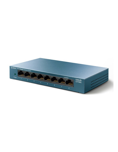TP-Link LS108G No administrado Gigabit Ethernet (10/100/1000) Azul