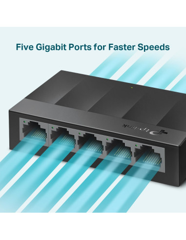TP-Link LS1005G switch No administrado Gigabit Ethernet (10/100/1000) Negro