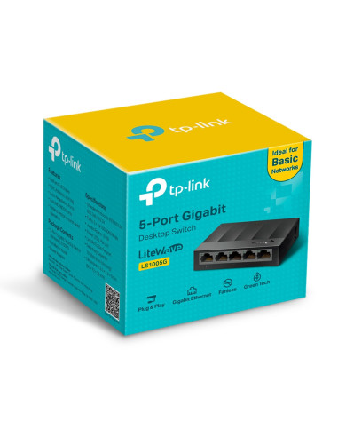 TP-Link LS1005G switch No administrado Gigabit Ethernet (10/100/1000) Negro